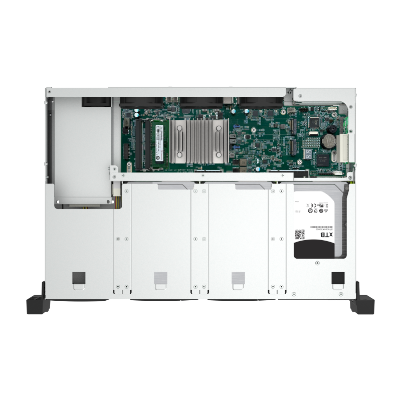 QNAP TS-855eU-8G | 8-zatokowy płytki serwer NAS, Intel Atom, 8GB RAM, 2x 2,5GbE RJ-45, RACK