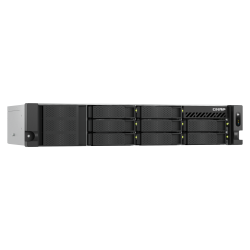 QNAP TS-855eU-8G | 8-zatokowy płytki serwer NAS, Intel Atom, 8GB RAM, 2x 2,5GbE RJ-45, RACK