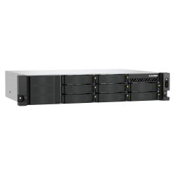 QNAP TS-855eU-8G | 8-zatokowy płytki serwer NAS, Intel Atom, 8GB RAM, 2x 2,5GbE RJ-45, RACK