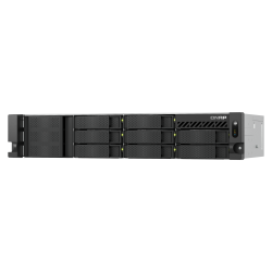 QNAP TS-855eU-8G | 8-zatokowy płytki serwer NAS, Intel Atom, 8GB RAM, 2x 2,5GbE RJ-45, RACK