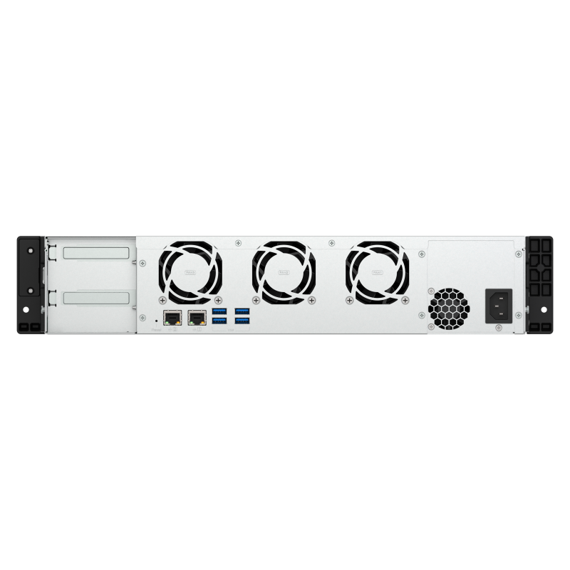 QNAP TS-855eU-8G | 8-zatokowy płytki serwer NAS, Intel Atom, 8GB RAM, 2x 2,5GbE RJ-45, RACK