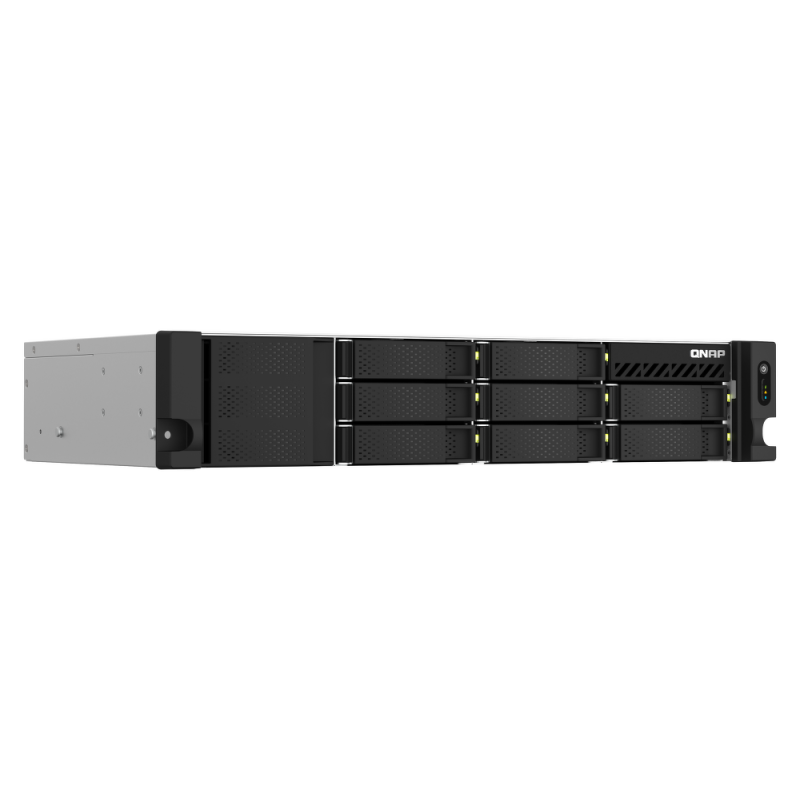 QNAP TS-864eU-RP-8G | 8-zatokowy płytki serwer NAS, Intel Celeron, 8GB RAM, 2x 2,5GbE RJ-45, RP RACK