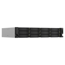 QNAP TS-1264U-RP-8G | 12-zatokowy serwer NAS, Intel Celeron, 8GB RAM, 2x 2,5GbE RJ-45, RP, RACK