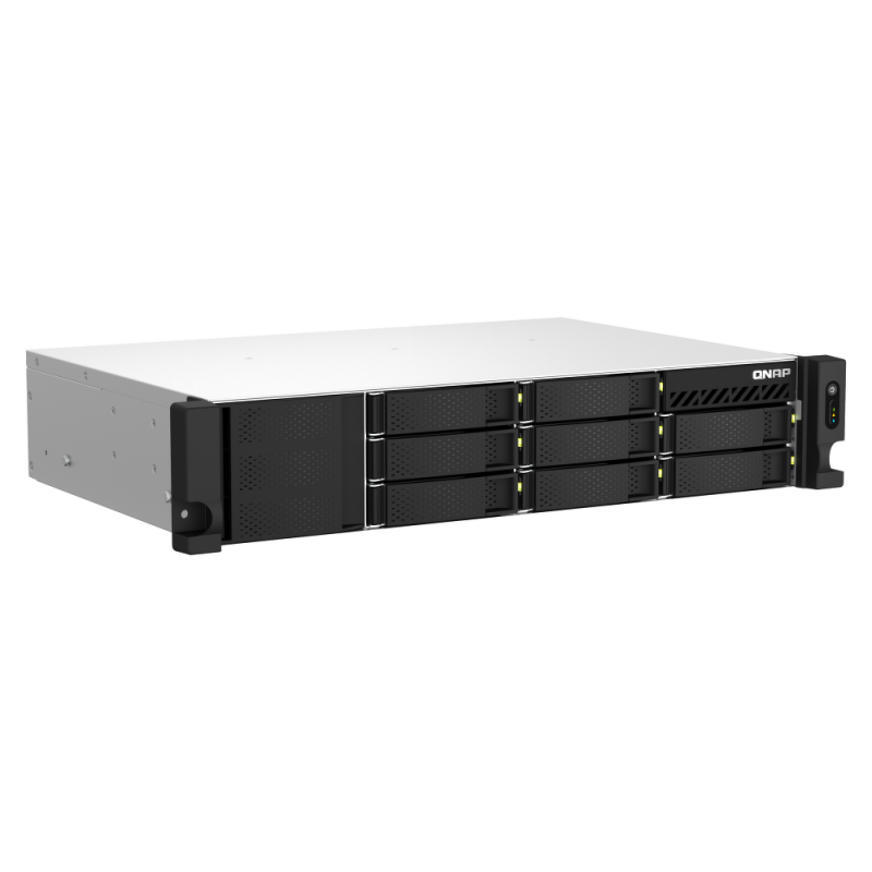 QNAP TS-864eU-8G | 8-zatokowy płytki serwer NAS, Intel Celeron, 8GB RAM, 2x 2,5GbE RJ-45, RACK