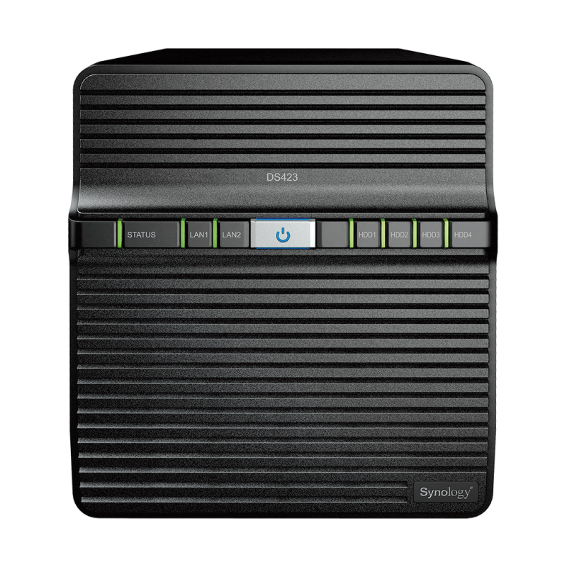 Synology DS423 | 4-zatokowy serwer NAS, ARM, 2GB RAM, 1GbE RJ-45, Tower