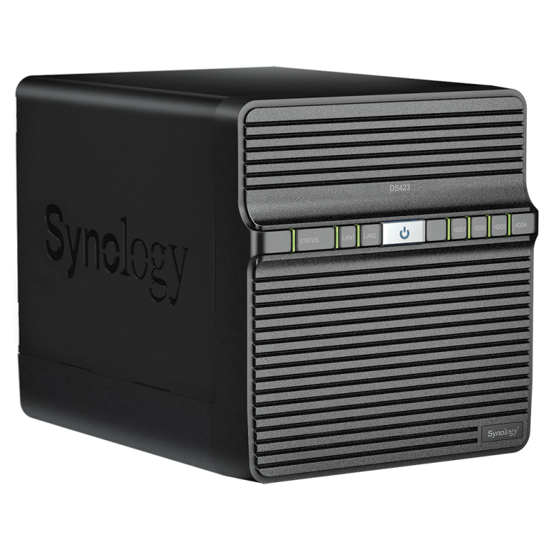 Synology DS423 | 4-zatokowy serwer NAS, ARM, 2GB RAM, 1GbE RJ-45, Tower