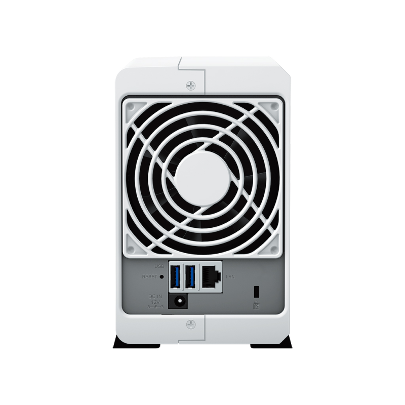 Synology DS223j | 2-zatokowy serwer NAS, ARM, 1GB RAM, 1GbE RJ-45, Tower