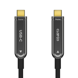 Claroc Kabel USB-C aktywny, 4K@60Hz, 60W, 10 m | PartsPC.pl