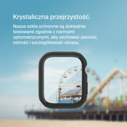 Belkin Szkło na Apple Watch 44/45mm 9/8/7/6/5/4/SE, czarne