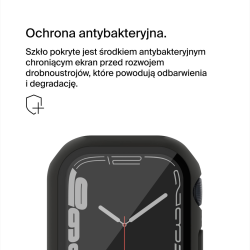 Belkin Szkło na Apple Watch 44/45mm 9/8/7/6/5/4/SE, czarne