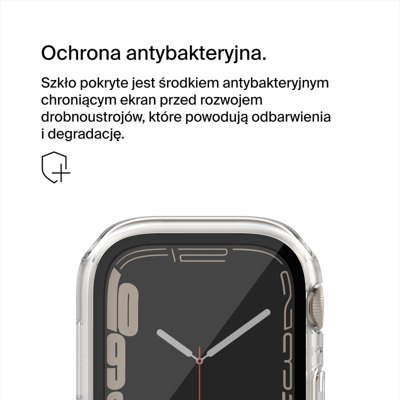 Belkin Szkło na Apple Watch 44/45mm 9/8/7/6/5/4/SE, przezroczyste