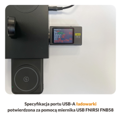 Unitek Ładowarka bezprzewodowa 48W z powerbankiem