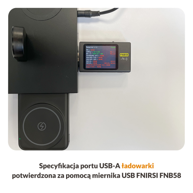 Unitek Ładowarka bezprzewodowa 48W z powerbankiem