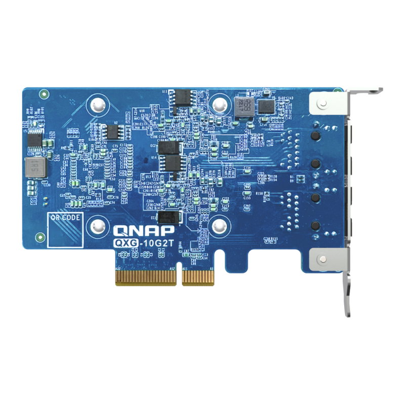 QNAP QXG-10G2T | 2-portowa karta rozszerzeń 10GbE Base-T dla QNAP/PC