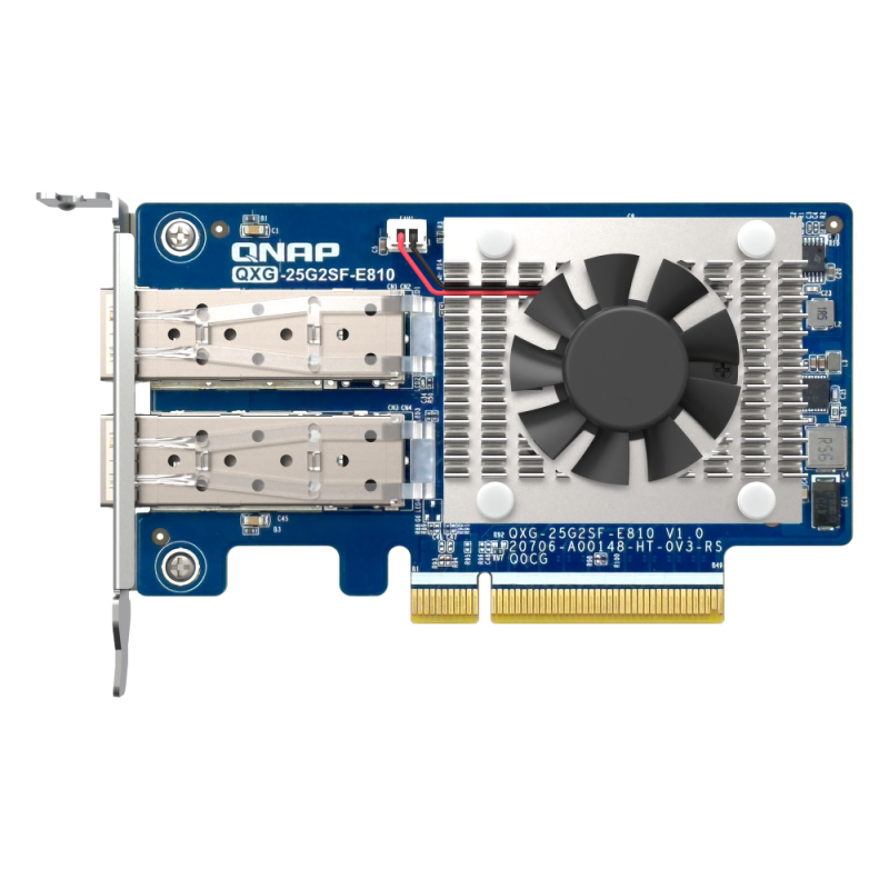 QNAP QXG-25G2SF-E810 | 2-portowa karta rozszerzeń 25GbE SF28… | PartsPC.pl