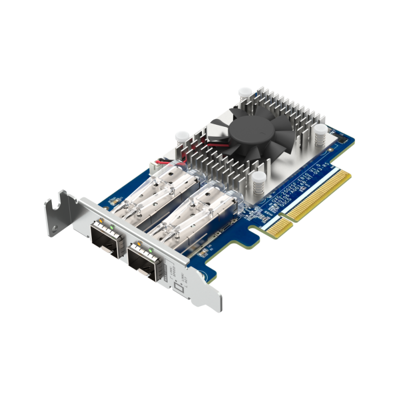 QNAP QXG-25G2SF-E810 | 2-portowa karta rozszerzeń 25GbE SF28… | PartsPC.pl