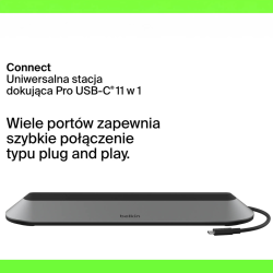Belkin Stacja dokująca 11w1 USB-C, 2x HDMI 4K, PD 100W