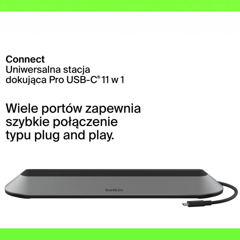 Belkin Stacja dokująca 11w1 USB-C, 2x HDMI 4K, PD 100W