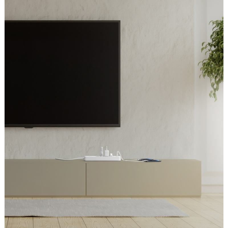 Belkin Listwa zasilająca przeciwprzepięciowa 525J, 4 gniazda, USB-A, USB-C PD, 2m