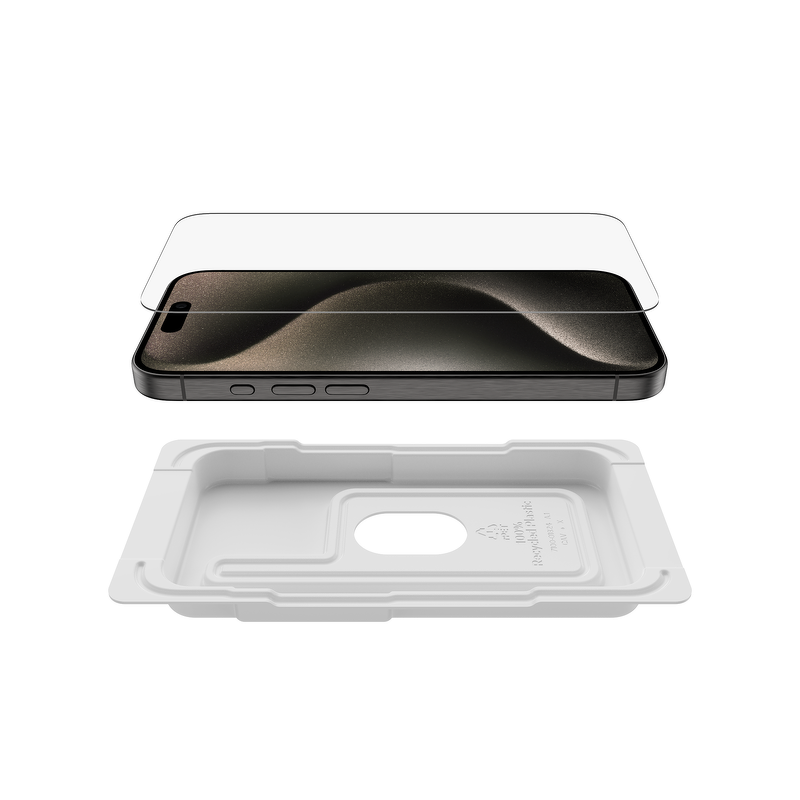 Belkin Szkło na iPhone 15 Pro, UltraGlass 2, z aplikatorem