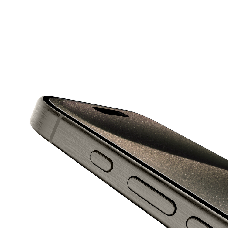 Belkin Szkło na iPhone 15 Pro, Tempered Glass, z aplikatorem