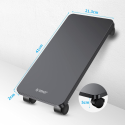 Orico Podstawka pod komputer stacjonarny, na kółkach, stalowa