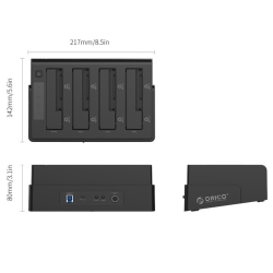 Orico Stacja klonująca 4*SATA 3,5'' USB 5Gbps
