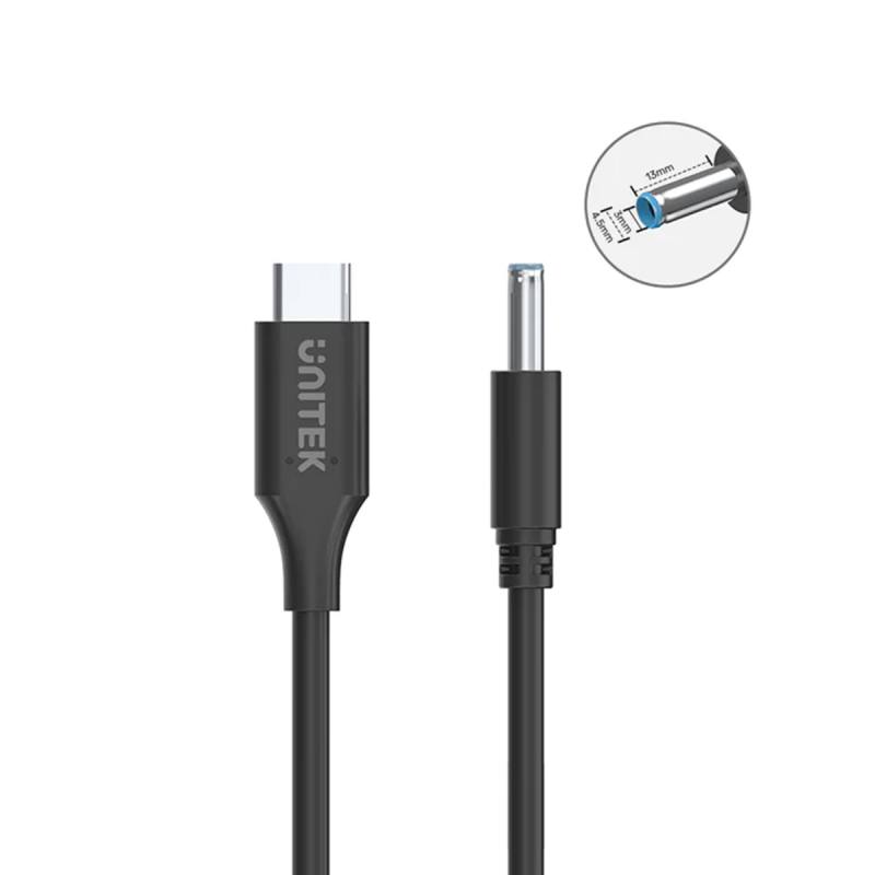 Kabel zasilający do laptopa HP 65W USB-C - DC4,5mm