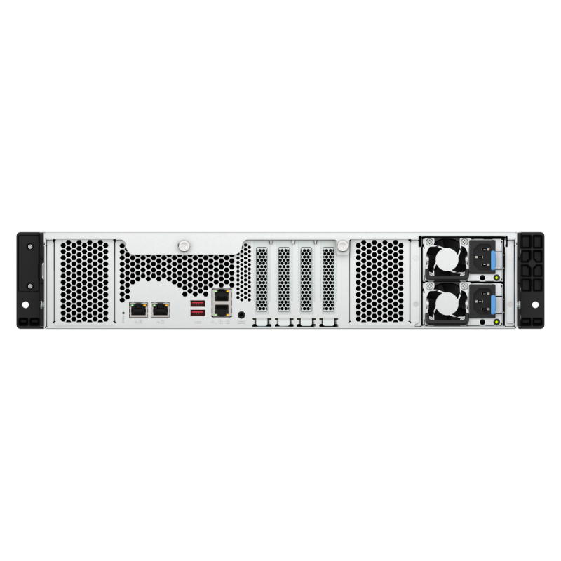 QNAP TS-h1277AXU-RP-R5-16G | 12-zatokowy serwer NAS, AMD Ryzen, 16GB RAM, 2x 10Gb Base-T, RP, RACK