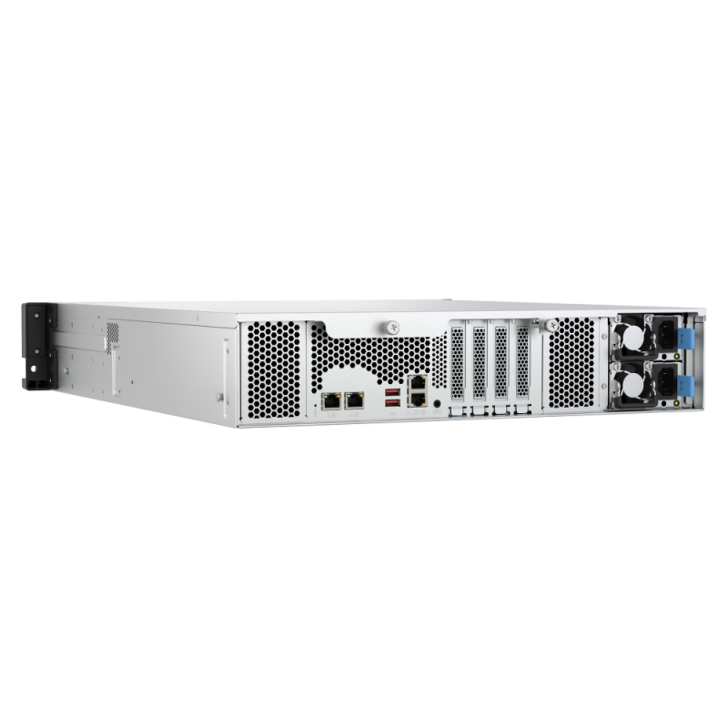QNAP TS-h1277AXU-RP-R5-16G | 12-zatokowy serwer NAS, AMD Ryzen, 16GB RAM, 2x 10Gb Base-T, RP, RACK