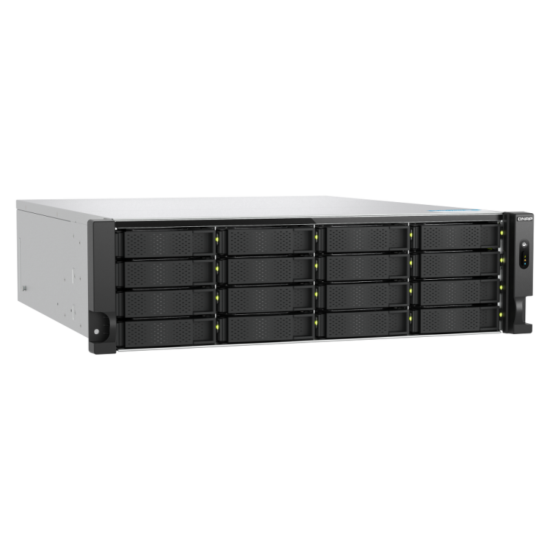 QNAP TS-h1677AXU-RP-R7-32G | 16-zatokowy serwer NAS, AMD Ryzen, 32GB RAM, 2x 10Gb Base-T, RP, RACK