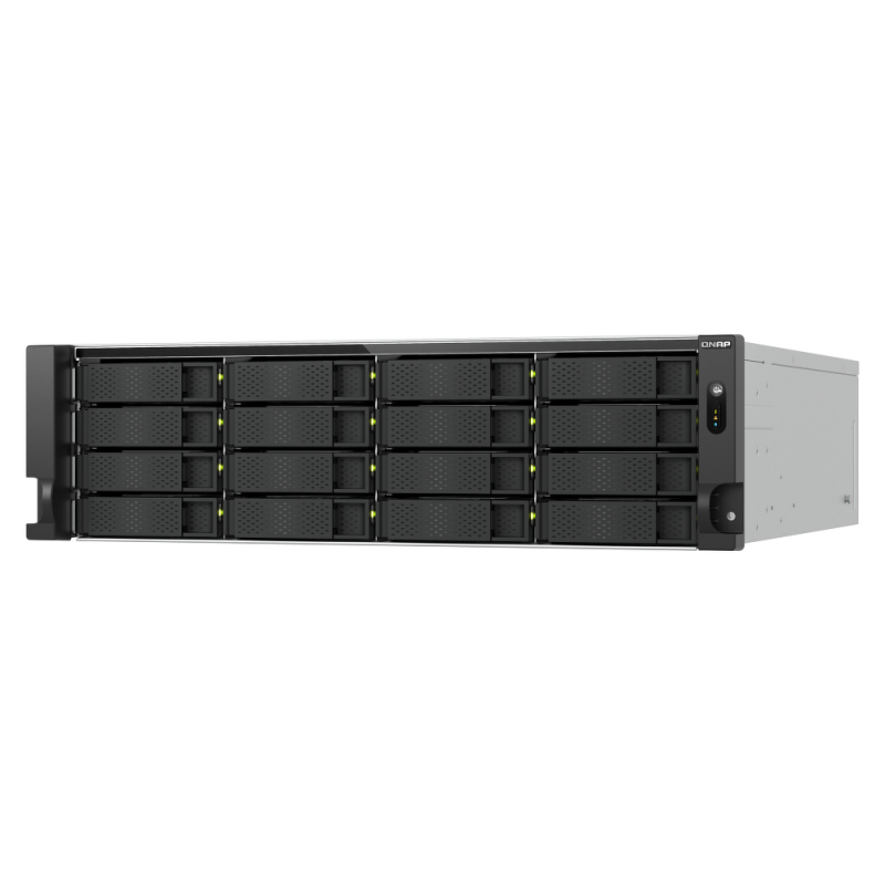 QNAP TS-h1677AXU-RP-R7-32G | 16-zatokowy serwer NAS, AMD Ryzen, 32GB RAM, 2x 10Gb Base-T, RP, RACK