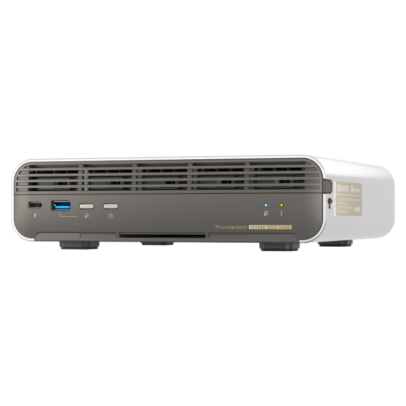 QNAP TBS-h574TX-i5-16G | 5-zatokowy serwer NASbook, Intel, 16GB RAM, 1x 10GBASE-T 1x 2.5GbE, Compact