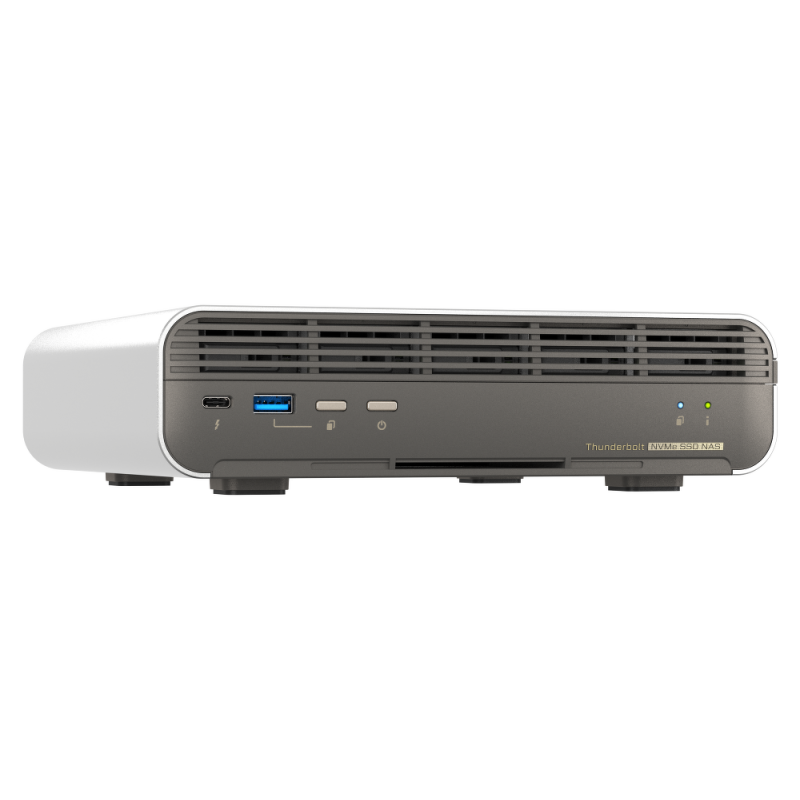 QNAP TBS-h574TX-i5-16G | 5-zatokowy serwer NASbook, Intel, 16GB RAM, 1x 10GBASE-T 1x 2.5GbE, Compact