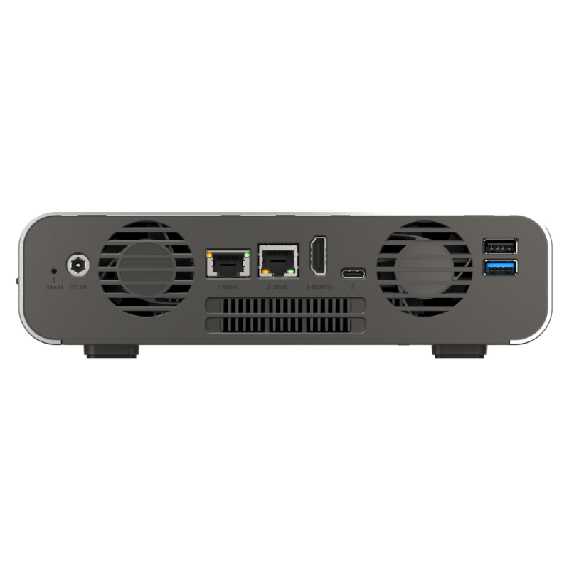 QNAP TBS-h574TX-i5-16G | 5-zatokowy serwer NASbook, Intel, 16GB RAM, 1x 10GBASE-T 1x 2.5GbE, Compact