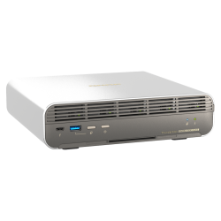 QNAP TBS-h574TX-i3-12G | 5-zatokowy serwer NASbook, Intel, 12GB RAM, 1x 10GBASE-T 1x 2.5GbE, Compact