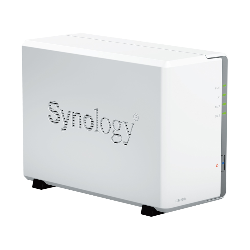 Synology DS223j /24T | 2-zatokowy serwer NAS w zestawie z dyskami o łącznej pojemności 24TB, Tower