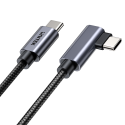 Unitek Kabel USB-C kątowy 90° PD100W 0,5m