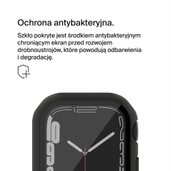 Belkin Szkło ochronne + Etui Apple Watch 2w1, 40mm/41mm, czarne