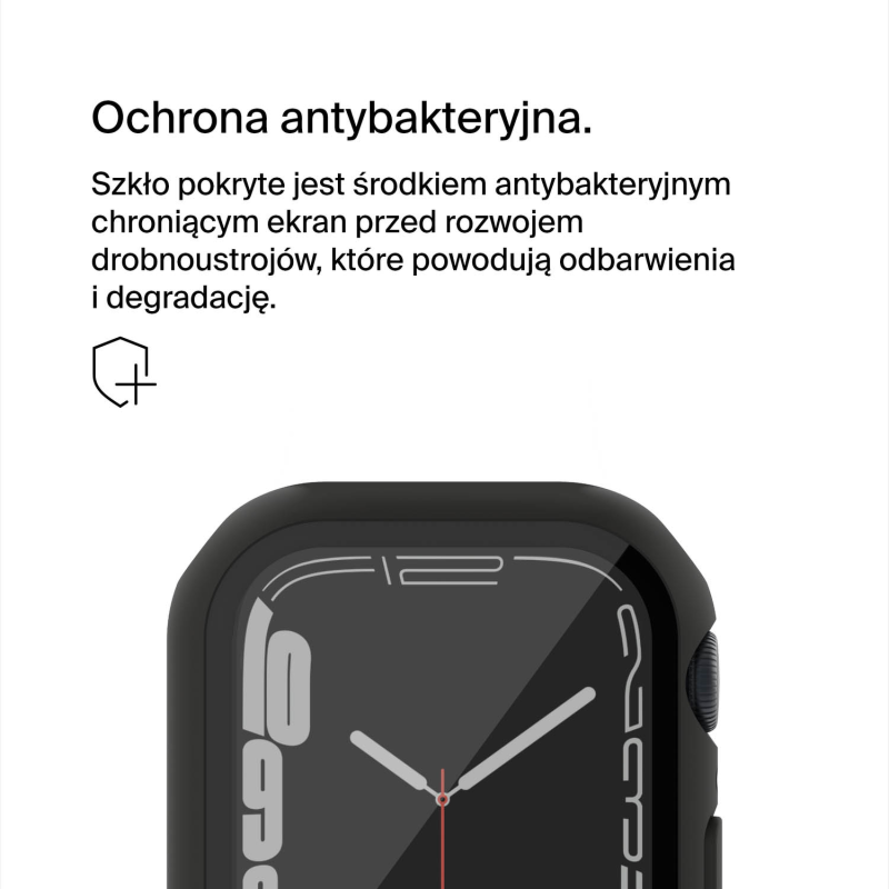 Belkin Szkło ochronne + Etui Apple Watch 2w1, 40mm/41mm, czarne