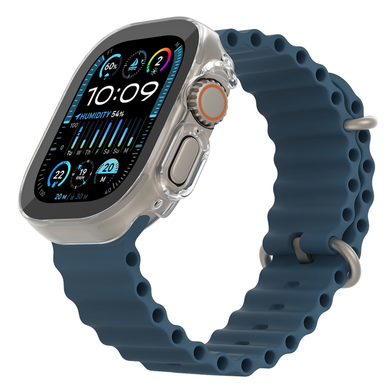Belkin TemperedCurve Szkło ochronne + Etui Apple Watch Ultra 1/2 2w1, 49mm