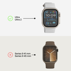 Belkin TemperedCurve Szkło ochronne + Etui Apple Watch Ultra 1/2 2w1, 49mm