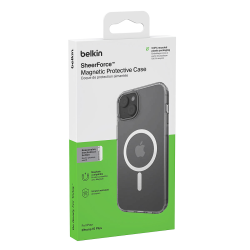 Belkin Magnetyczne etui ochronne do iPhone 15 Plus przezroczyste