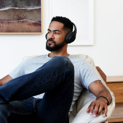 Belkin Słuchawki nauszne, bezprzewodowe, z mikrofonem, czarne