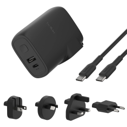 Belkin Ładowarka sieciowa 25 W 2w1, powerbank 5000 mAh, USB-A, USB-C