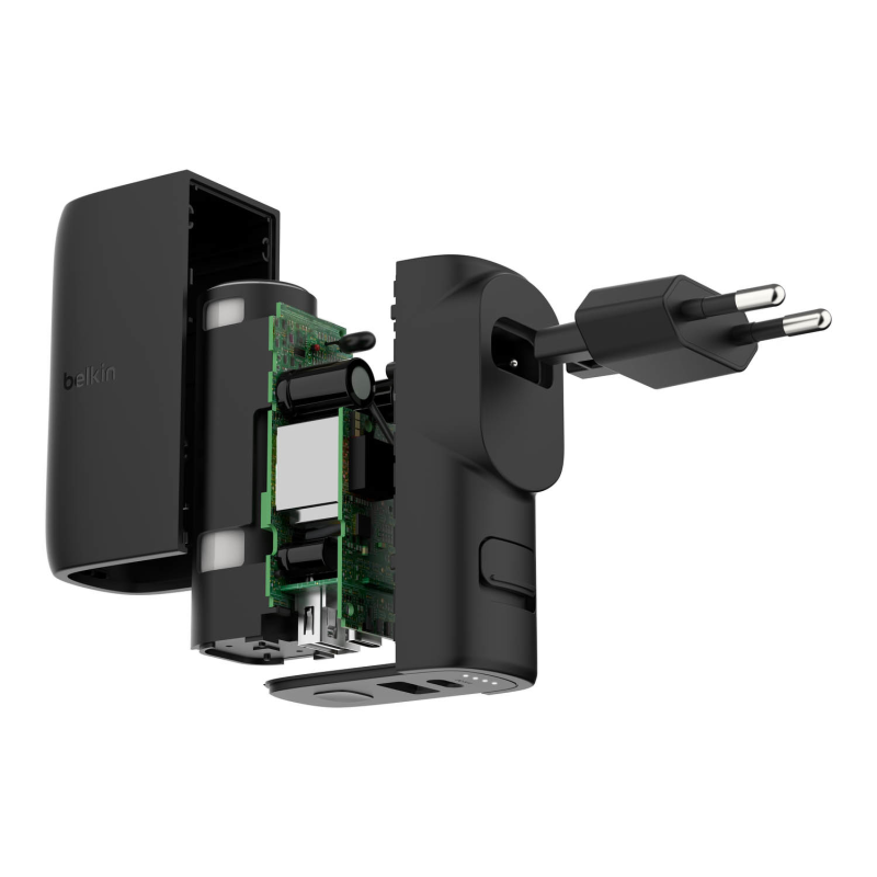 Belkin Ładowarka sieciowa 25 W 2w1, powerbank 5000 mAh, USB-A, USB-C
