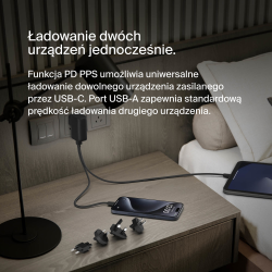 Belkin Ładowarka sieciowa 25 W 2w1, powerbank 5000 mAh, USB-A, USB-C