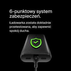 Belkin Powerbank 26 000 mAh, 2x USB-A, 2x USB-C PD 32W, czarny