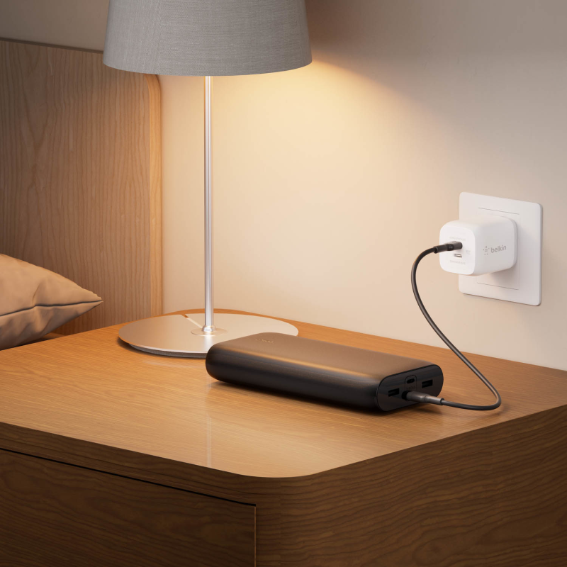 Belkin Powerbank 26 000 mAh, 2x USB-A, 2x USB-C PD 32W, czarny