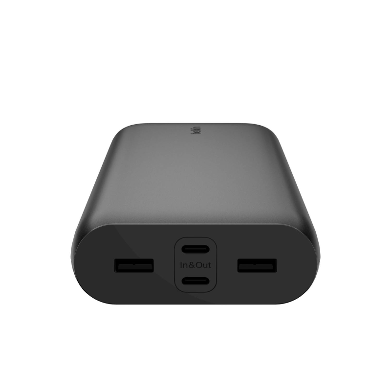 Belkin Powerbank 26 000 mAh, 2x USB-A, 2x USB-C PD 32W, czarny